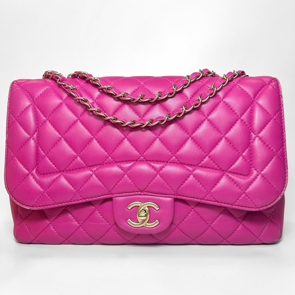 CHANEL Jumbo Mademoiselle Chic Flap Bag Pink - Picture 3 of 16